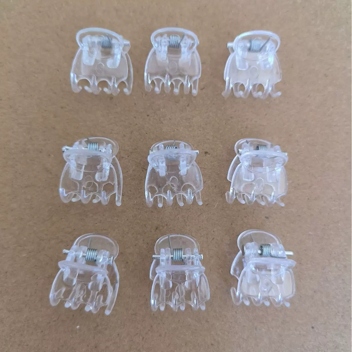 100个园艺夹子透明蝴蝶兰支架配套夹 蝴蝶兰专用夹子园艺夹园林夹