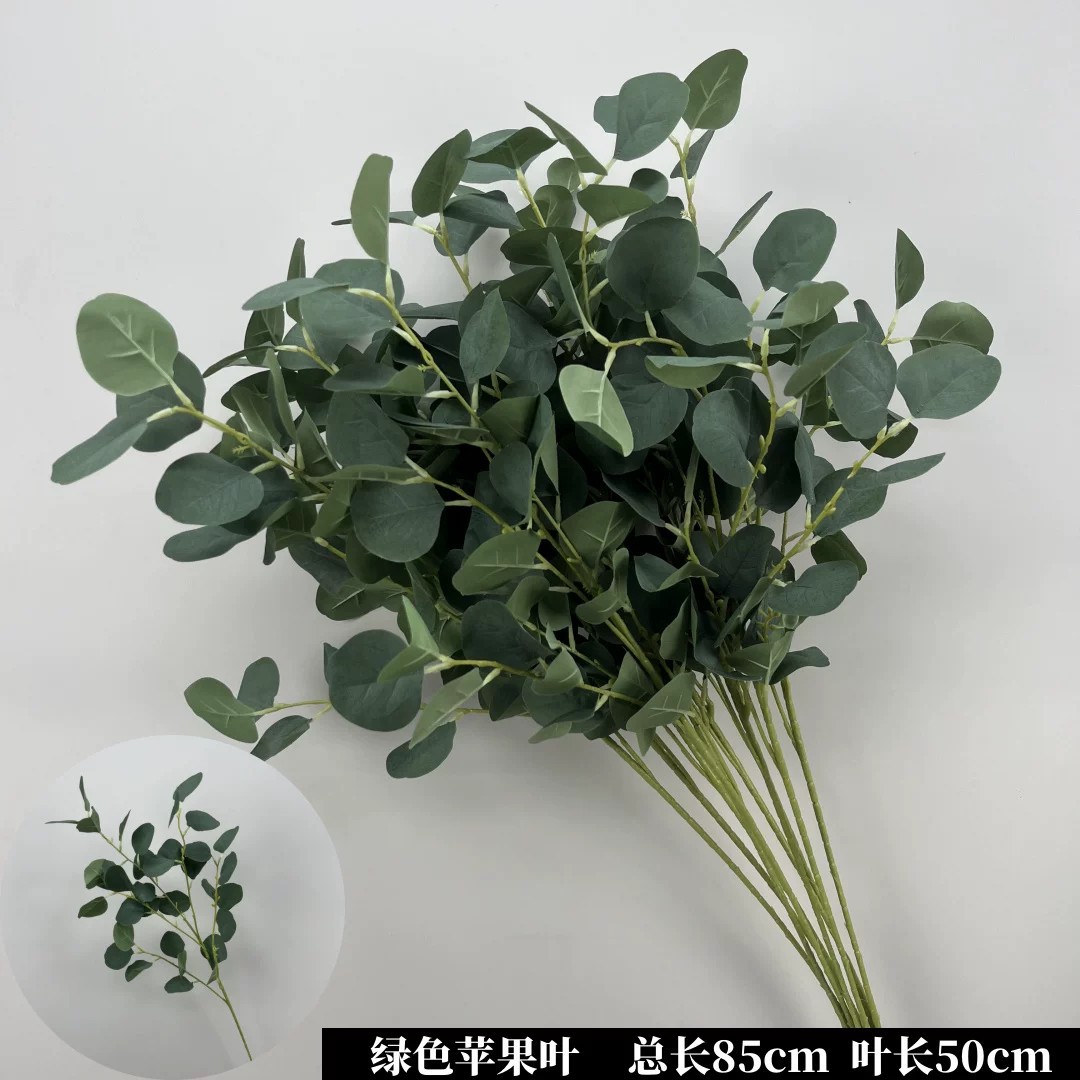 Nueva boda simulación de flores verdes flores de techo flores de boda flores de diseño de flores falsas flores de hojas verdes