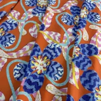 Хлопок 100-слой плотности поплин Liberty pattern Leading Lady (красная нижняя Xinjiang длинноволокнистый хлопок)