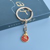 Chinese protective amulet, creative keychain, backpack, bag decoration, car keys, decorations, pendant, Chinese style