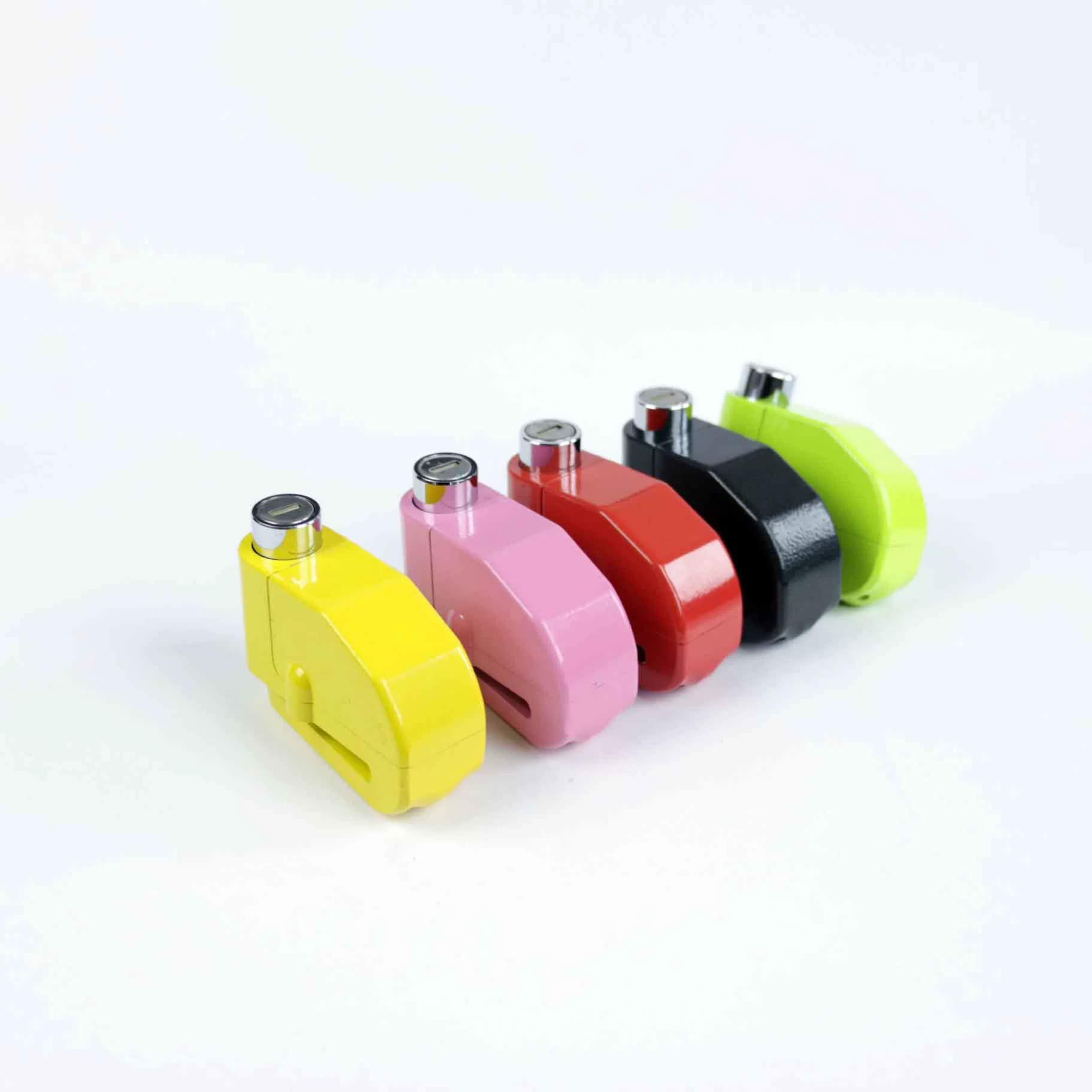 Замок для мотоцикла Kailun, противоугонный замок LK603, замок для электроскутера, замок для велосипеда, замок для дискового тормоза, флуоресцентный желтый