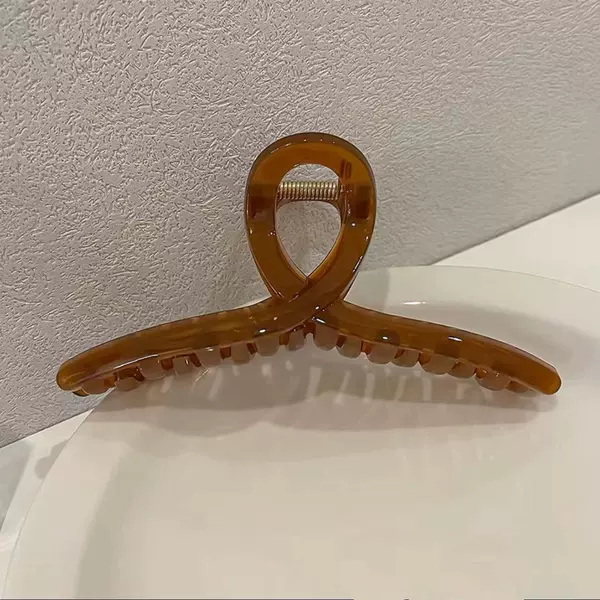 Jelly color brown cross (about 13cm)