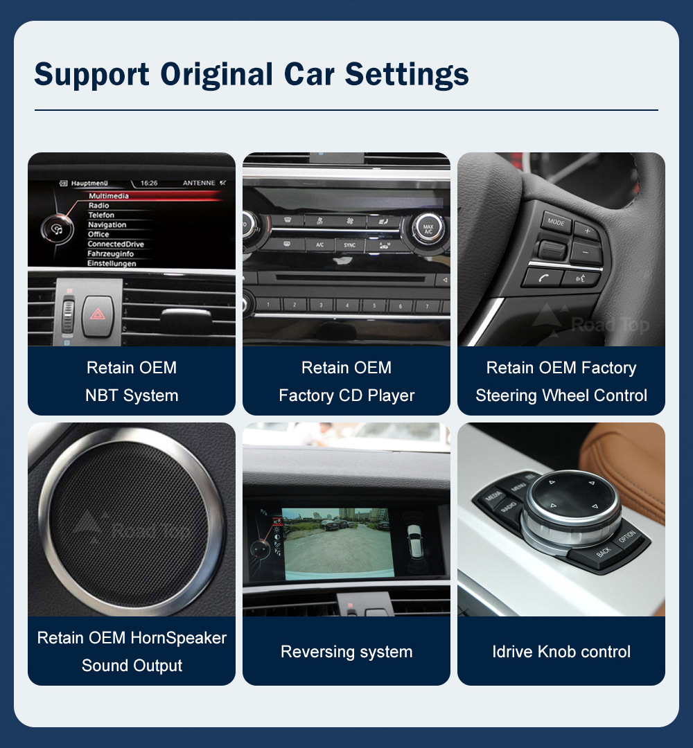 Lutuo Linux Touch Display Screen Is Suitable for Bmw X3 X4 F25 F26 2011-2016 Cic Nbt