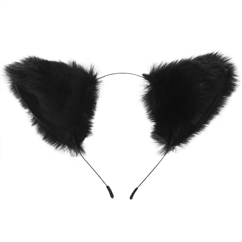 Amazon transfronteriza orejas de gato campana diadema Cos gato Niña Accesorios para el cabello accesorios de Navidad de Halloween tocado Accesorios
