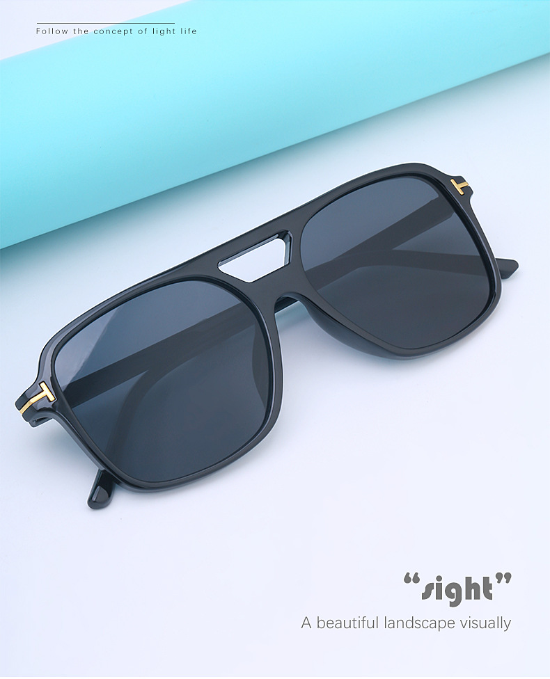 Korean Fashion New Style Big Frame Retro Box Frog Sunglasses display picture 24