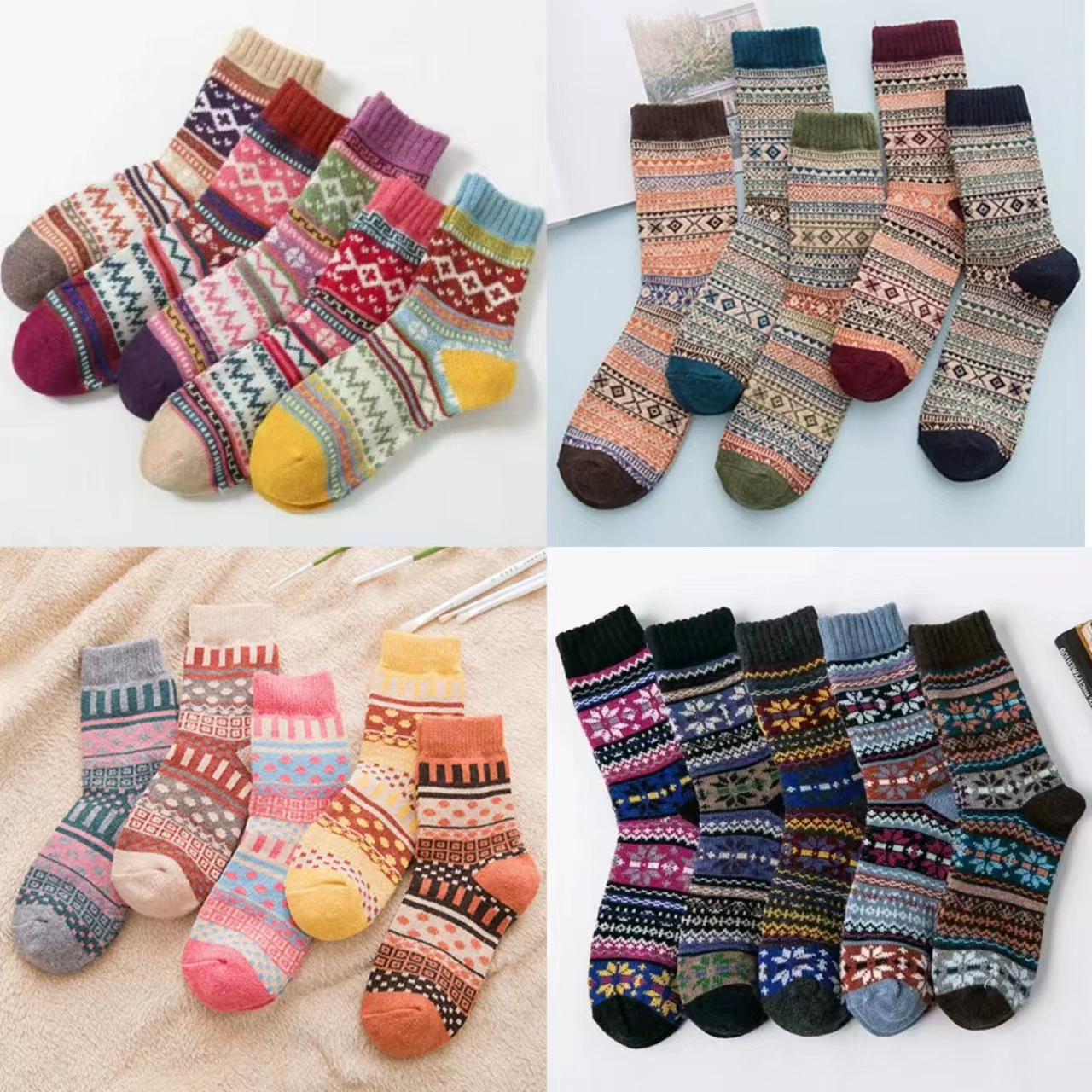 Осень и зима утолщенные теплые носки для мужчин и женщин