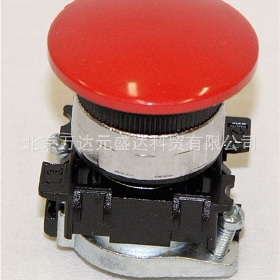 意大利鹏尼Pony/Sidi 气动夹机 绒面夹机12624/B红色急停按钮开关