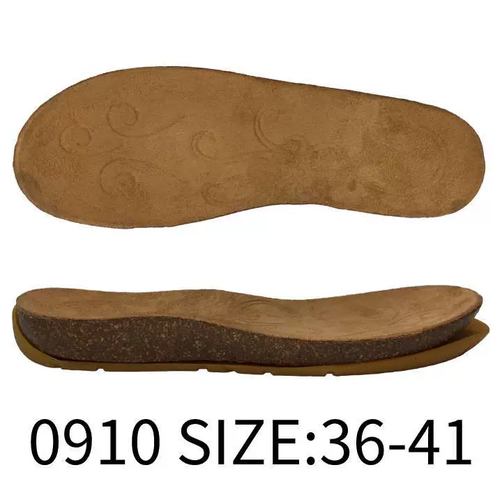 Пробковая межподошва + подошва