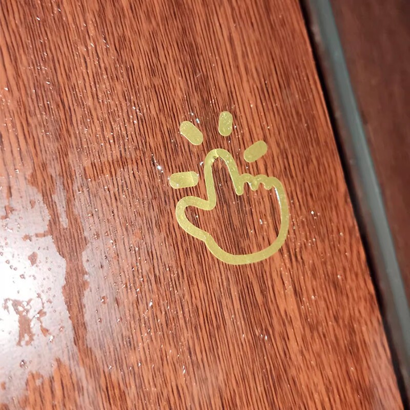Home Decoration Stickers for Cabinet Doors, Touch to Open, Press to Flush, Creative Finger Wall Stickers, Waterproof and Removable