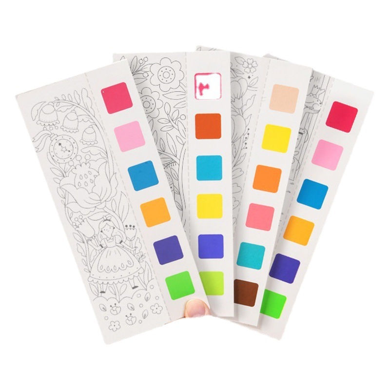 Mideer princesa Milu pintura libro para colorear kindergarten bebé imagen libro color claro graffiti pintura para colorear