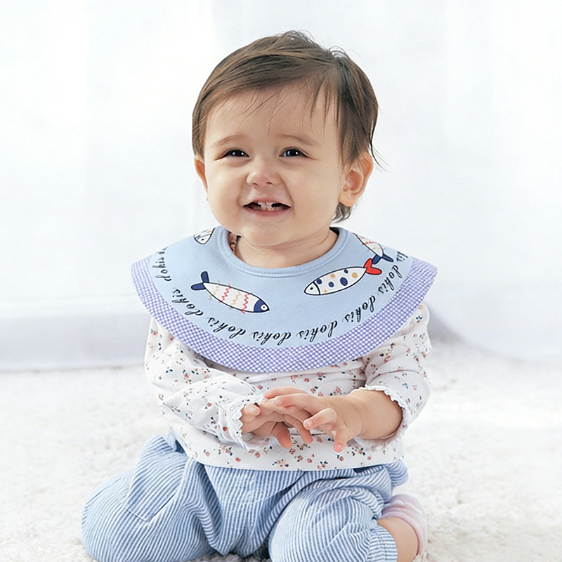 [압착 마감 단면] 수영하는 물고기