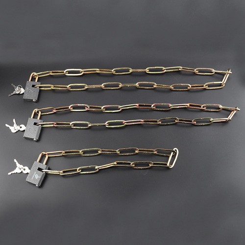 Chain lock, thick manganese steel chain lock, bicycle anti-theft lock, motorcycle chain lock, multi-purpose chain lock
