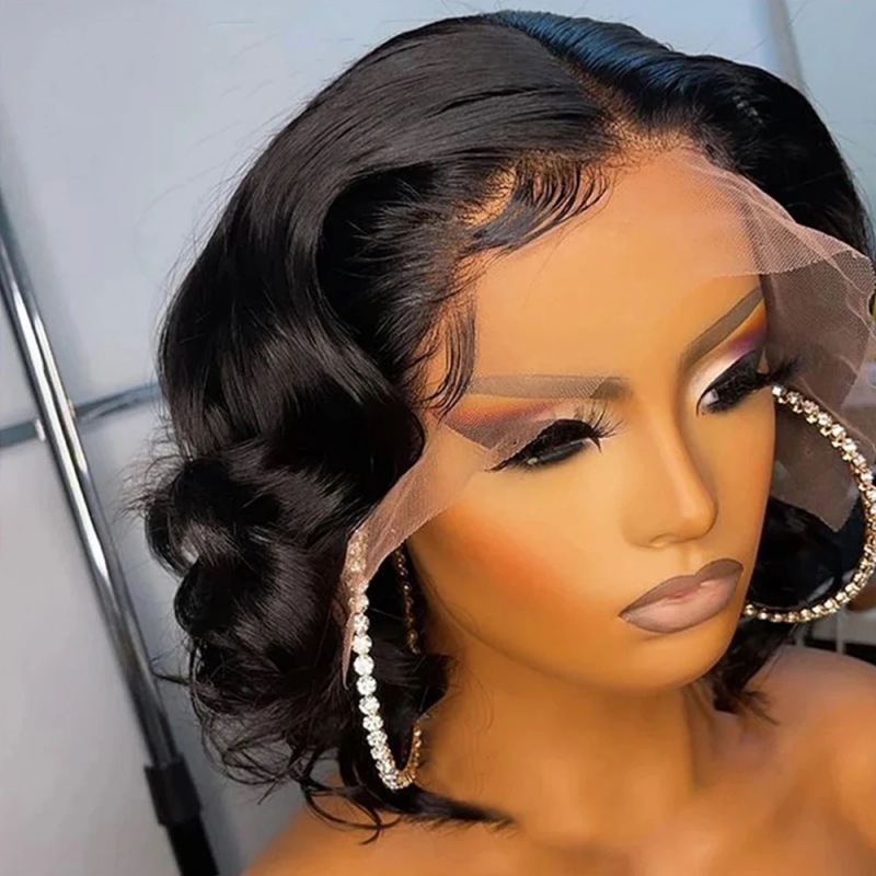 250g Weight Full Head Wigs Wig & Hair Extension Type Wigs Wig Accessories Short Curly Hair Wig Hairstyle Real Hair Hair Material Casual, Street Occasion Women's Gender Simple Style Style Women's Simple Style Casual Street Real Hair Short Curly Hair Wigs 1