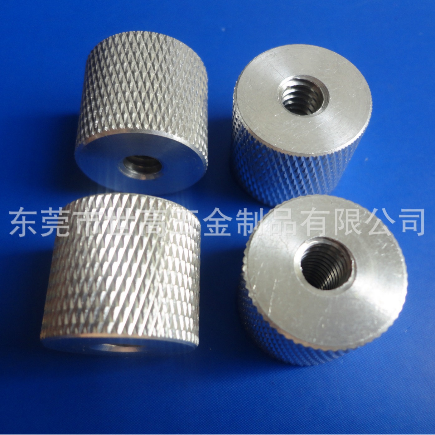 车削黄铜滚花螺母 自动车床车削压花螺母 数控车不锈钢滚花螺丝