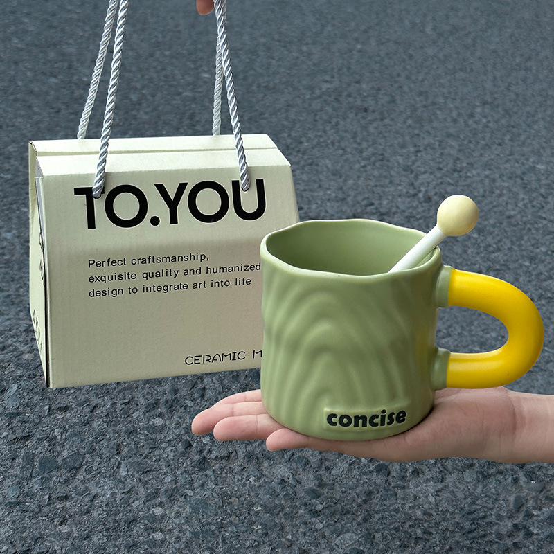 Inglés creativo taza de regalo de regalo de cumpleaños taza de cerámica de oficina taza de agua para el hogar