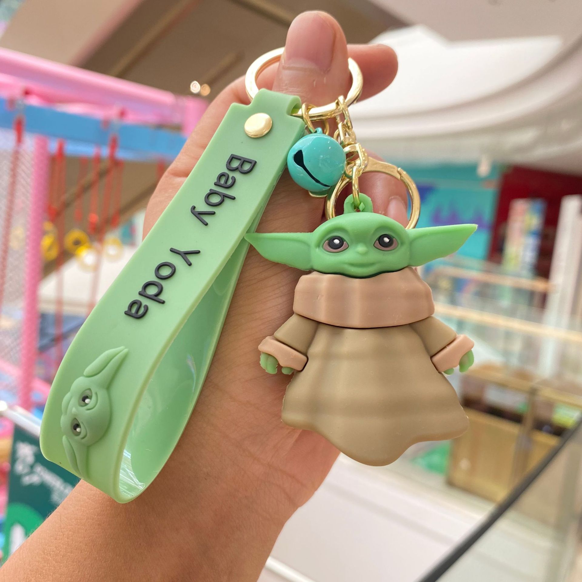 Transfronteriza Amazon Star Wars Yoda bebé llavero Internet celebridad coche bolsa colgante pequeño regalo al por mayor