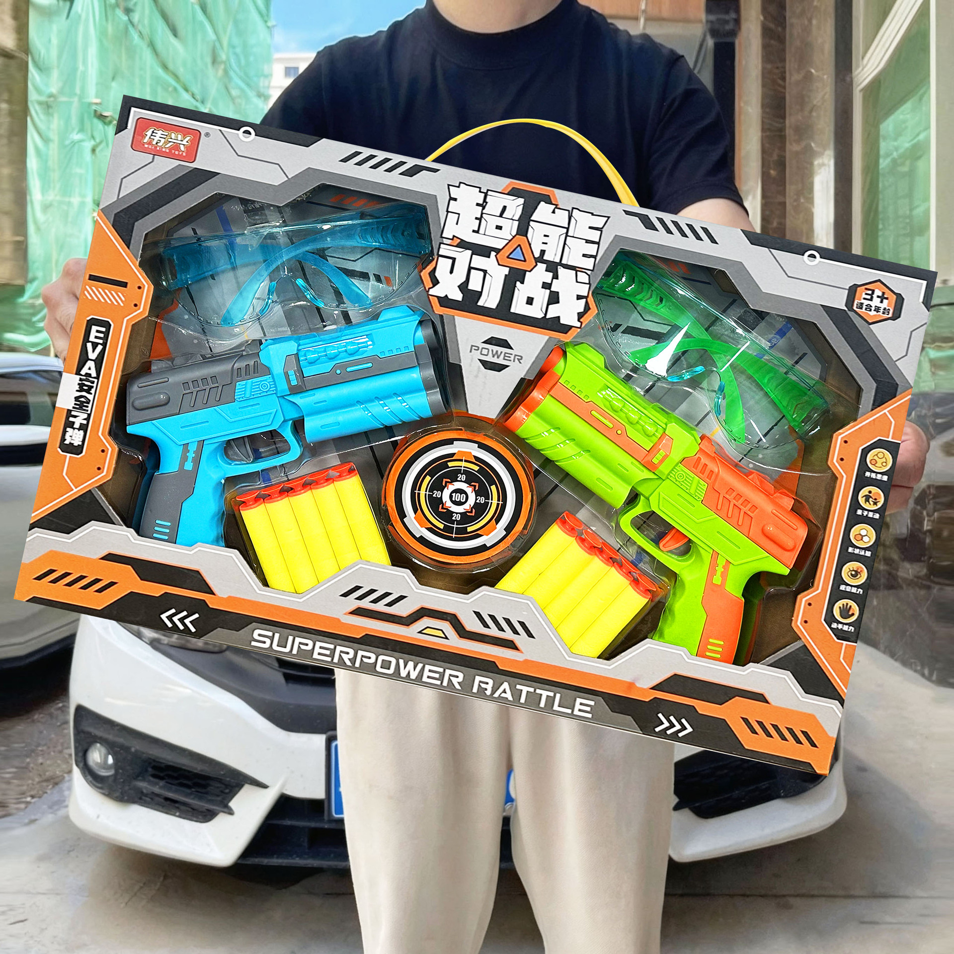 Children's soft bullet, shotgun, gun model, toy gun for boys, smart toy, set, sniper shot, training, Birthday gift