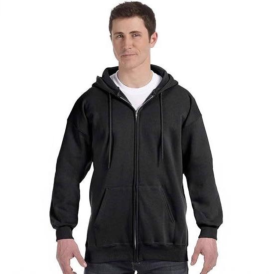 Sports hoody with zipper