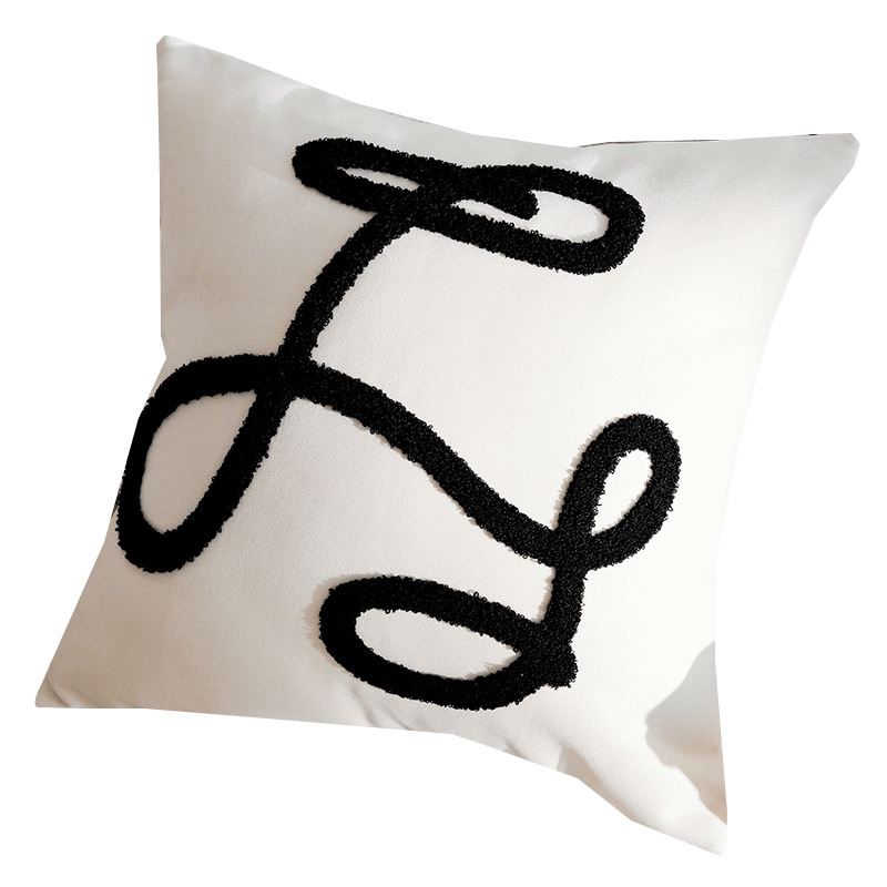 フランスの森の白黒のチェス盤のインスタ風の高級な抱き枕のソファーの枕のような窓のクッションの抱き枕カバーは芯をくわえます。
