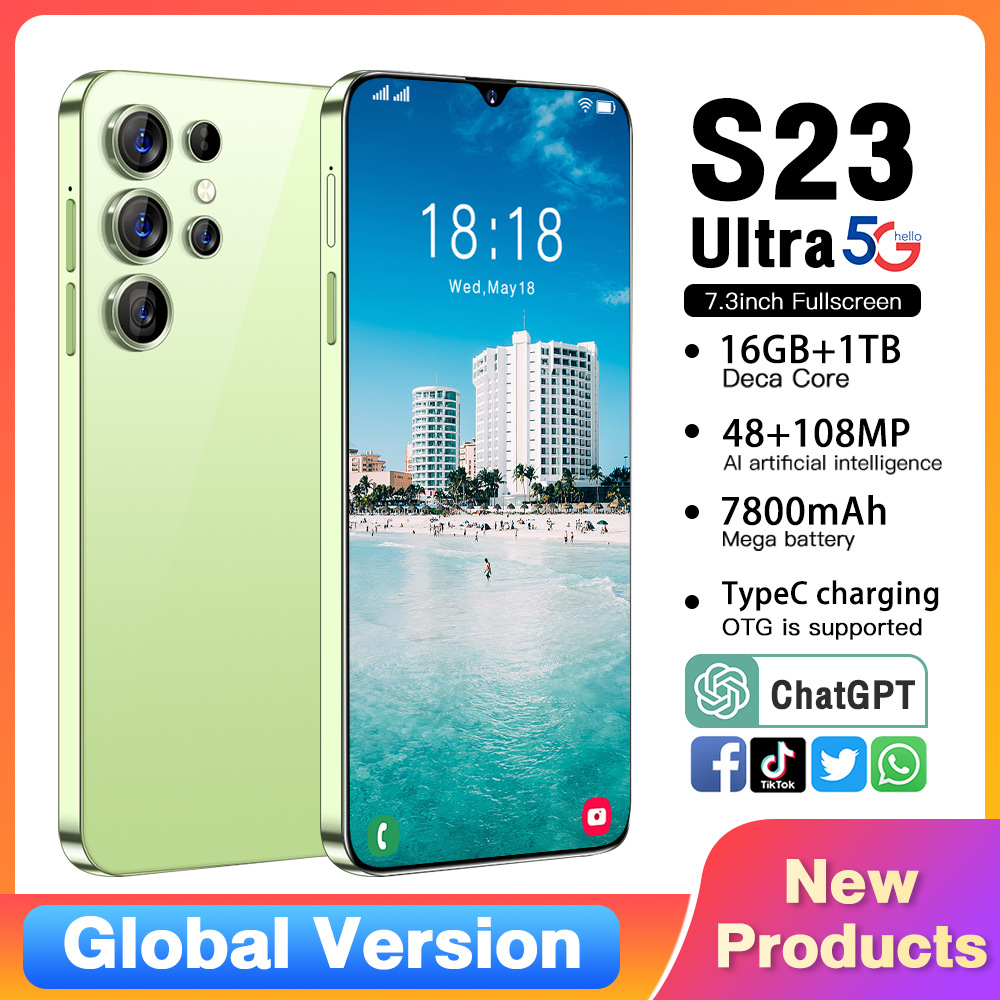 2024现定制跨境手机S23ultra低价16+1TB智能手机源头厂家(劲爆款)