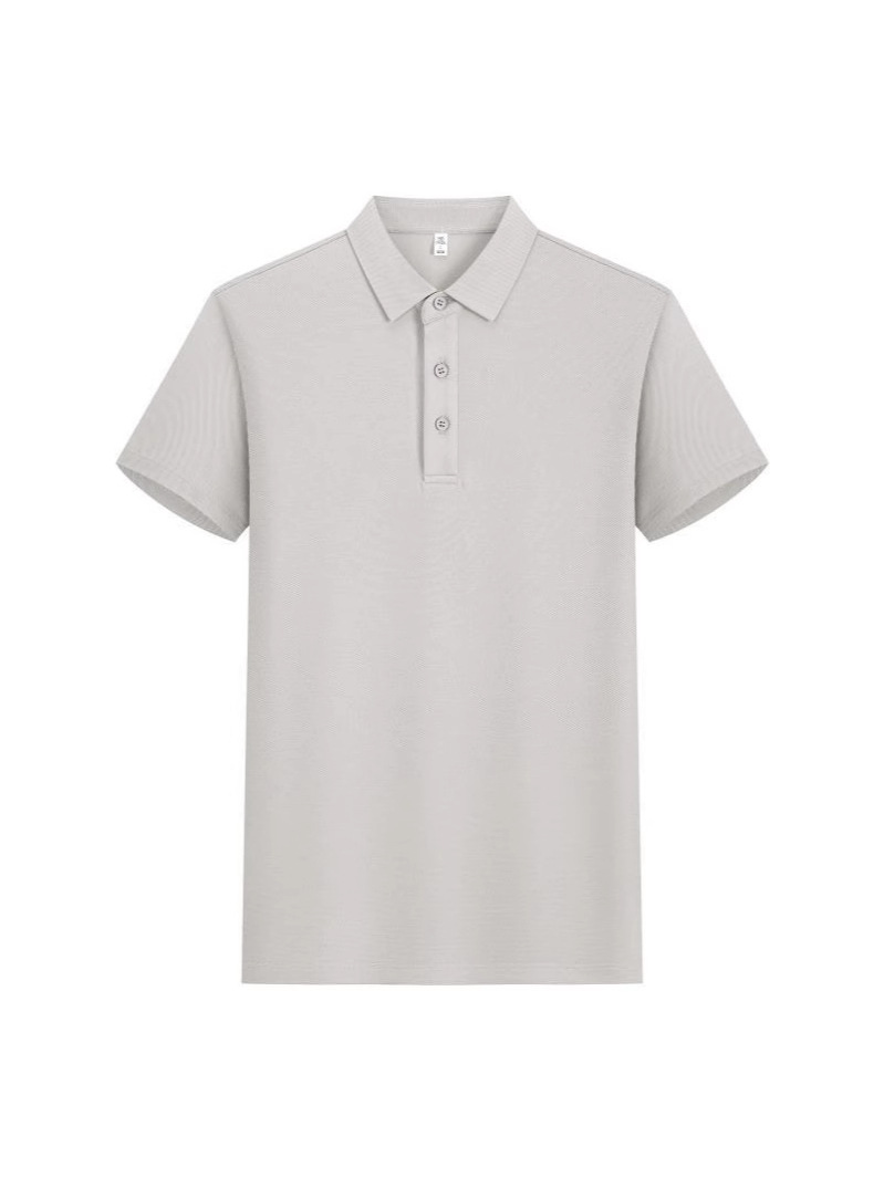 210G Lycello seda solapa polo impresión personalizada ropa de trabajo de hombres y mujeres camisa publicitaria de mangas cortas