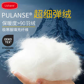 pulanse超细弹绒 替羽绒高保暖棉服羽绒棉极寒服填充棉枕芯羽丝绒