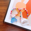 Children's cute fluorescence resin, cartoon necklace, Korean style