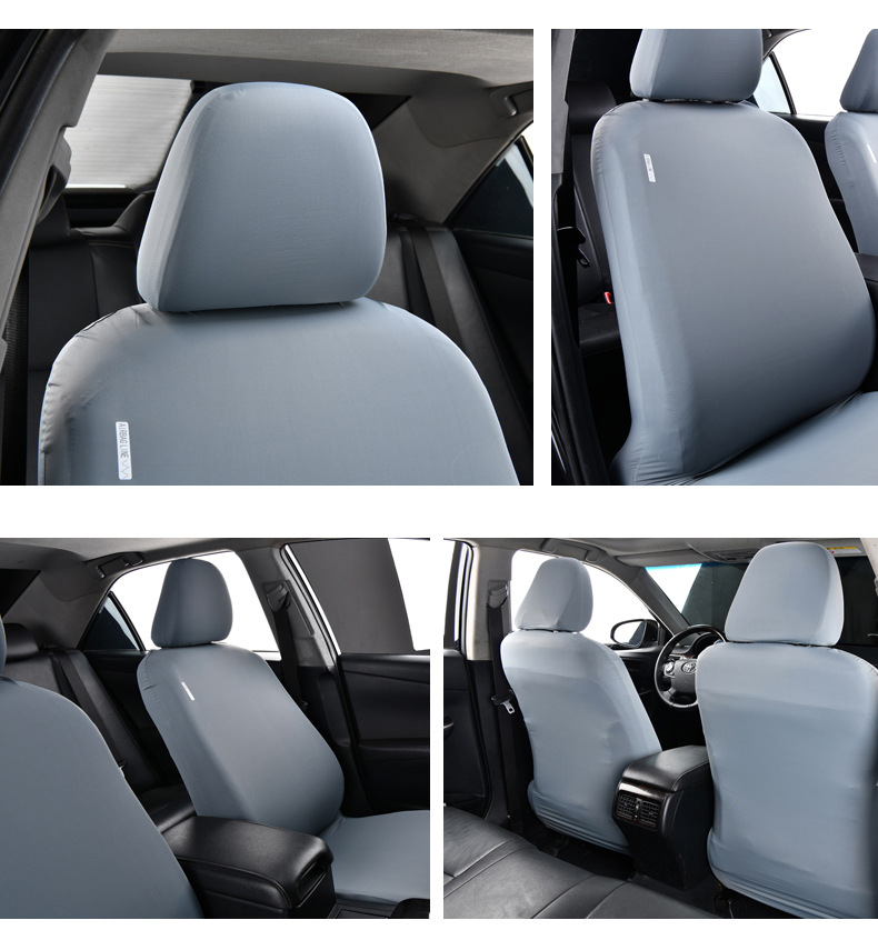 Elastic Ice Silk Car Seat Cover for Driver and Passenger, Cooling Seat Cushion Protector, Dustproof Cover, Universal Waterproof
