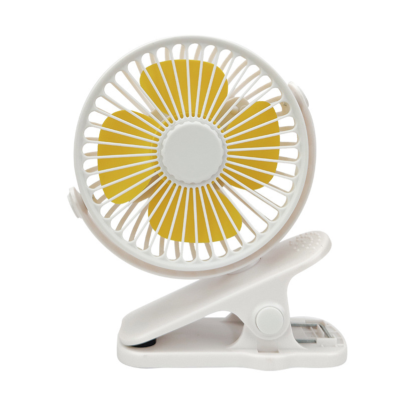 Ventas directas de fábrica Ventilador de clip USB Mini ventilador de clip pequeño silencioso Modelo de carga Clip de dormitorio sin escobillas Ventilador pequeño