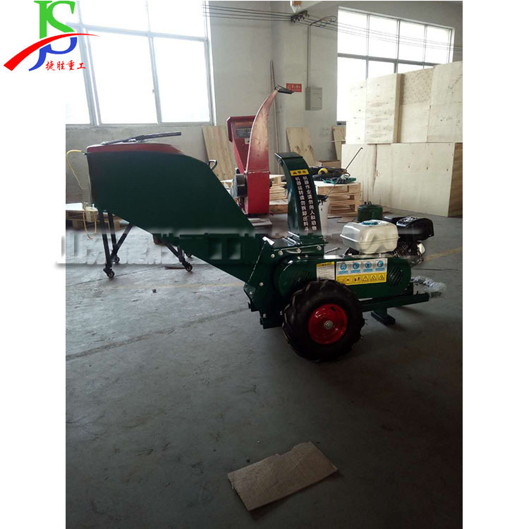 Trituradora de ramas y ramas móvil máquina de ramas de poda de carretera pequeña trituradora de ramas de gasolina de paja