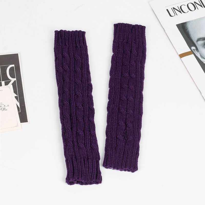 Fashion Style Women's Fashion Solid Color Polyacrylonitrile Fiber Gloves 1 Pair