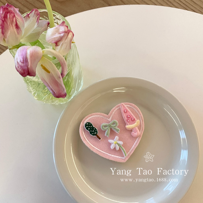 Caricatura divertida velcro creativo frente lateral sin marcas maquillaje cabello rotos fijación clip para el cabello no daña el cabello