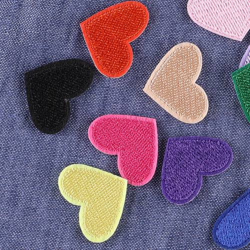 Love embroidered label embroidered cloth patch clothing accessories shoes, hats, bags and accessories accessories patch patch self-adhesive cloth patch