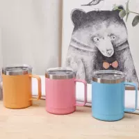Производитель источник иностранной торговли 304 ручка 10oz чашка марк cross-border нержавеющая сталь ледяная колба пивная чашка кофейная чашка