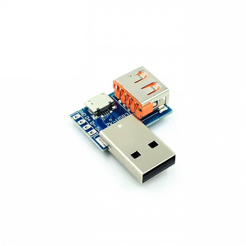 USB переходная платформа Gongtuan головка к maternal головка к MicroUSB к разъему/Type-C 4P 2.54мм прямая вставка