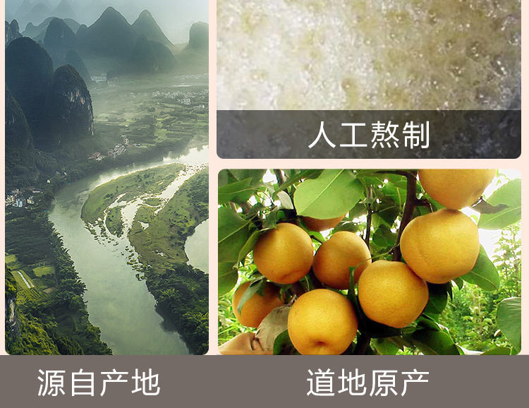 Pear Paste (Pyrus spp.) — Traditional Slow-Simmered Herbal Fruit Paste, 230g Jar in use