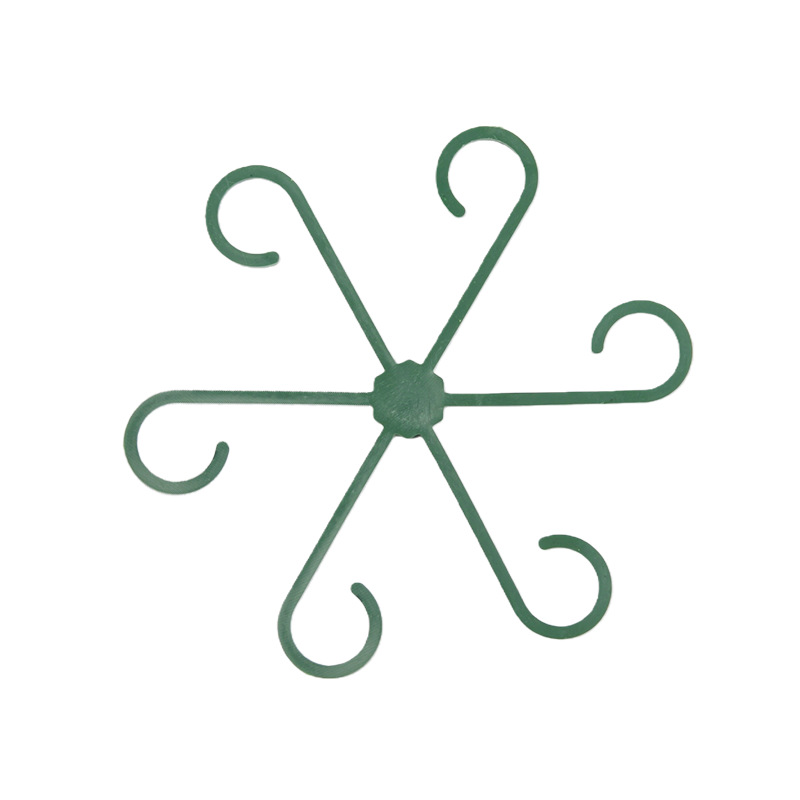 Soporte de tallo de planta de bambú de tortuga de espalda de tortuga marco de soporte plegable auxiliar rama marco de soporte de flores de jardinería