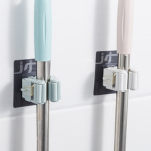 壁挂夹免打孔拖把架拖把夹卫生间浴室拖把卡扣收纳挂架强力置物架