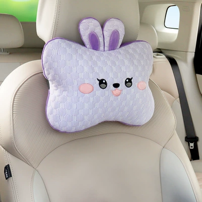 Headrest, neck protection car seat pillow - little-purple-rabbit-1-headrest