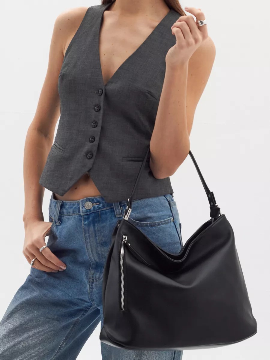 Women's Shoulder Bag Large Capacity Versatile Bucket Bag Classic_voghion.com