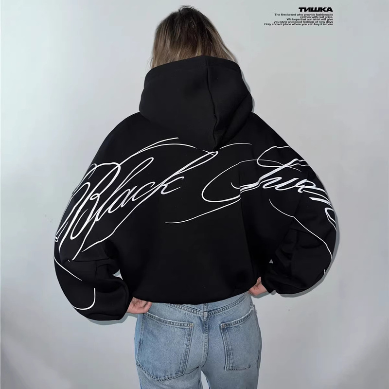 Mmfish Hooded Sweatshirt Autumn and Winter Skims High-End Pullover Letter Pattern Print Unisex Street Fashion Brand Mmfish Hooded Sweatshirt Autumn and Winter Skims High-End Pullover Letter Pattern Print Unisex Street Fashion Brand