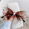 Geometric sunglasses, European style, suitable for import, graduation party