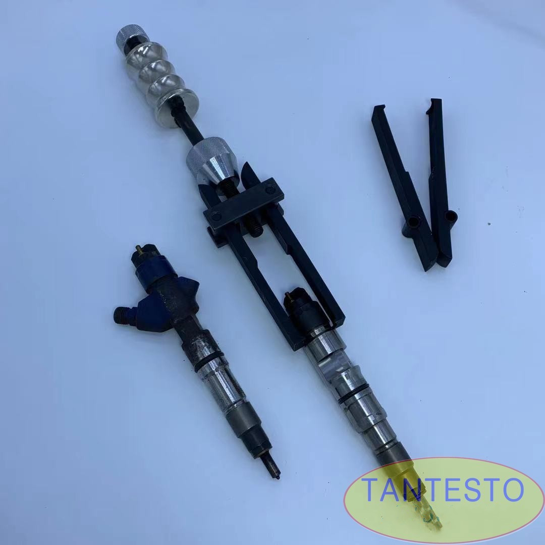 耐驰电喷共轨喷油器拆卸取出拉马带2个夹板