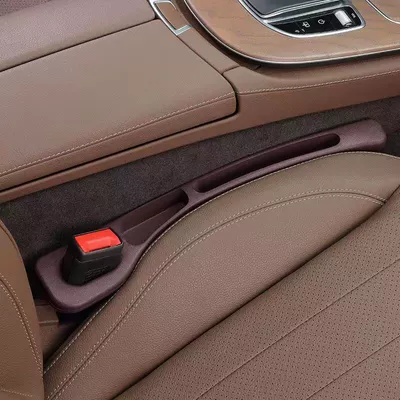 gap filler, leak-proof clip for gaps, Other Automotive Interior Supplies - no-logo-embedded-dual-port-leak-proof-stopper-mocha-brown-set-of-2