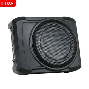 8 düymlük ultra-nazik aktiv avtomobil sabvuferi, oturacaqaltı 12V/24V güclü audio
