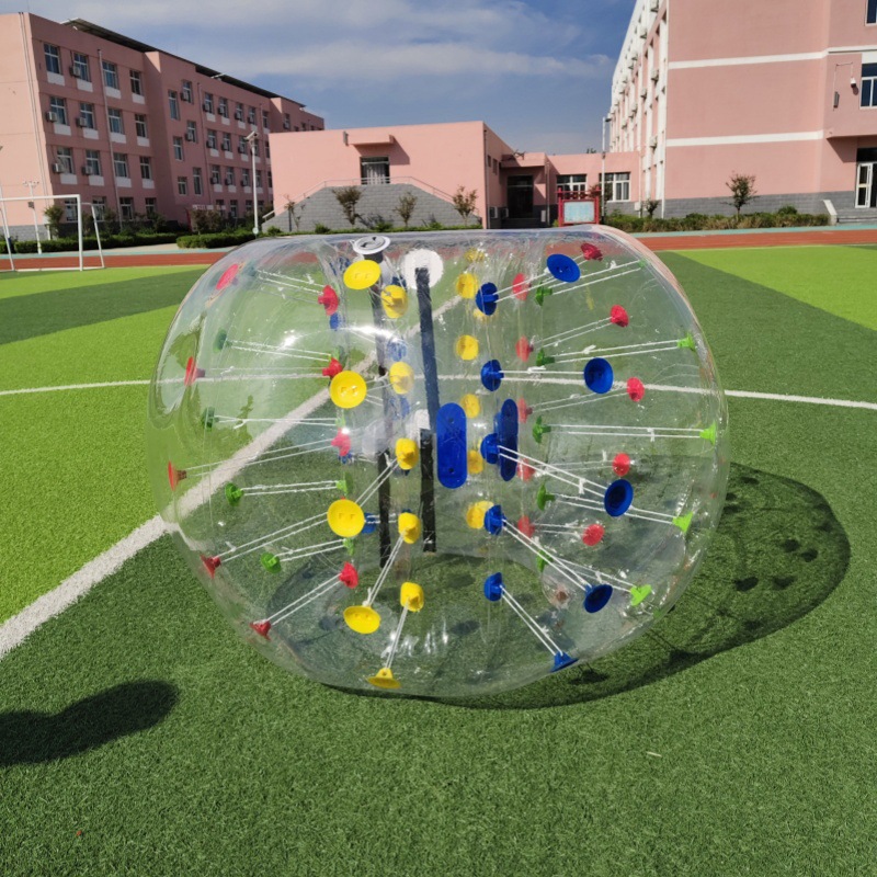 Juegos divertidos, oruga inflable, tortuga y liebre, carreras de carreras, construcción de equipos escolares, juegos de expansión, accesorios de bolas de parachoques