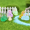 Cute cartoon jewelry, rabbit, plant lamp, resin with accessories, micro landscape, cute animals