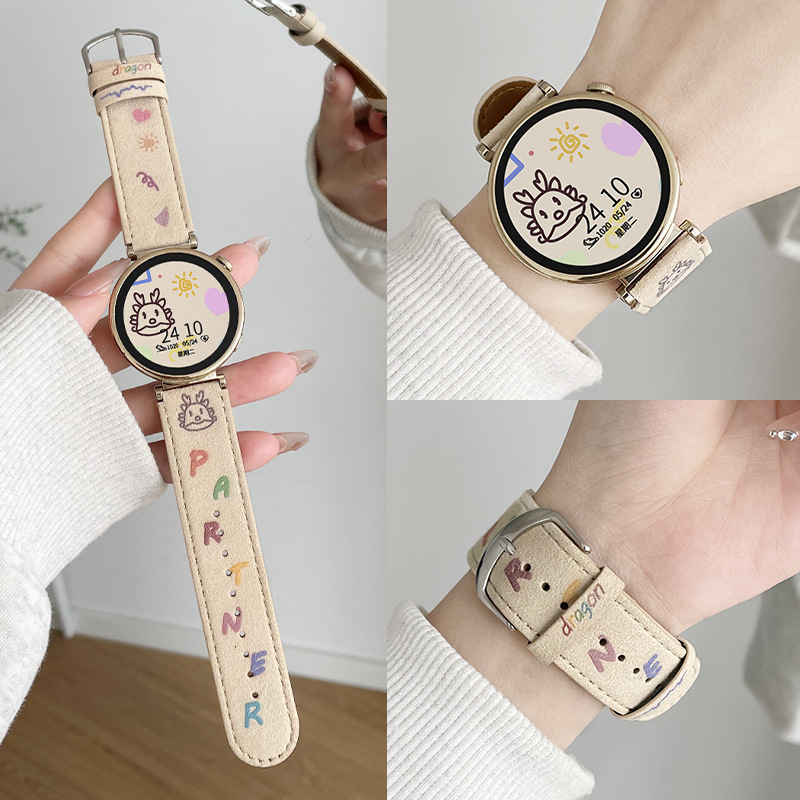 For Huawei Gt4/Gt5 Strap Genuine Leather Watch Watch4/3Pro Watch Strap 41 mmgt3/2 Women's New