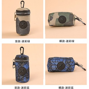 Portable Mini Luminous Laser Outdoor Pet Walking Dog Picking Bag Garbage Dispenser Factory Direct Supply