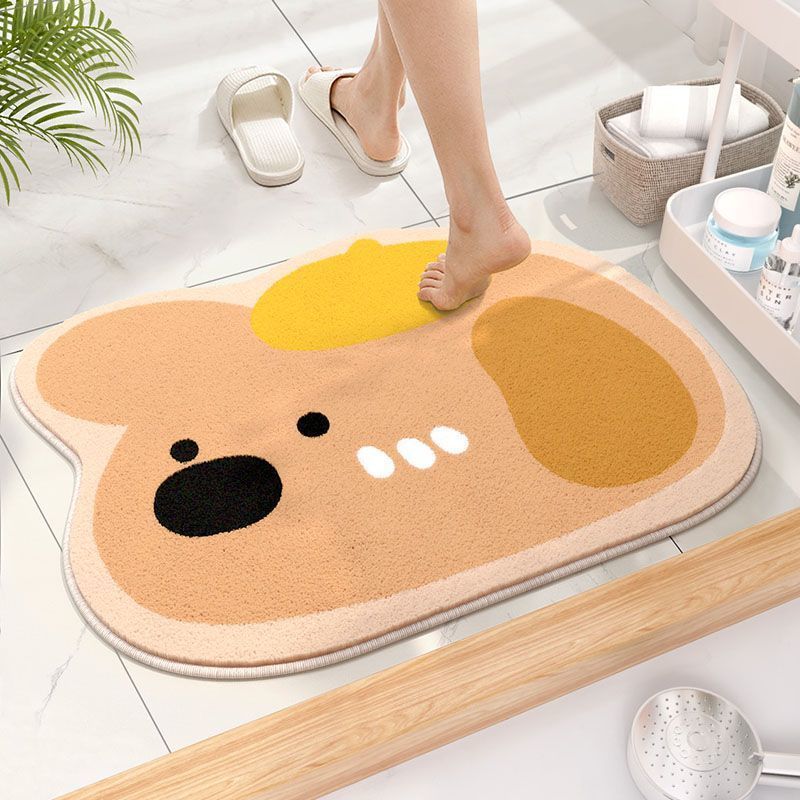 큰 귀 노란색 개 모조 캐시미어